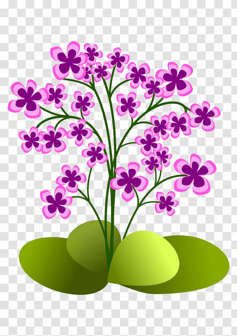 Flower Clip Art - Lilac - Small Transparent PNG