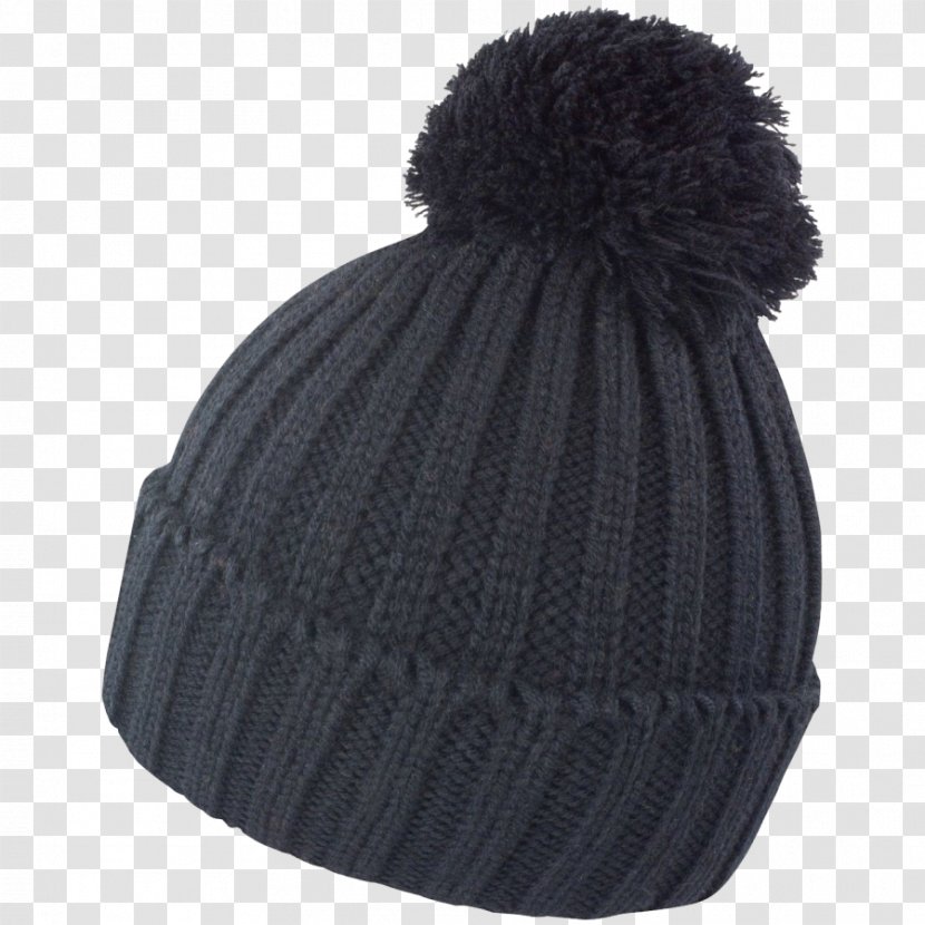 Knit Cap Beanie Knitting Hat - Bobble Transparent PNG