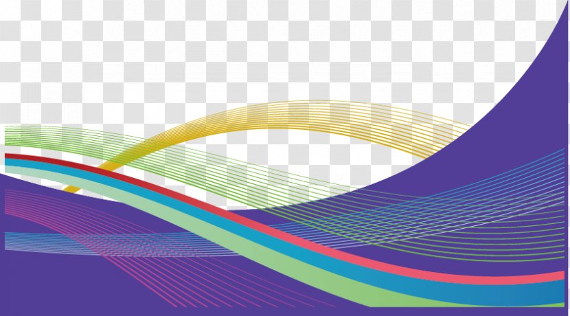 Graphic Design Text Illustration - Computer - Vector Rainbow Border Texture Transparent PNG
