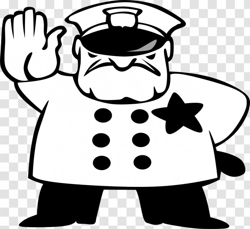 Police Officer Drawing Clip Art - Line Transparent PNG