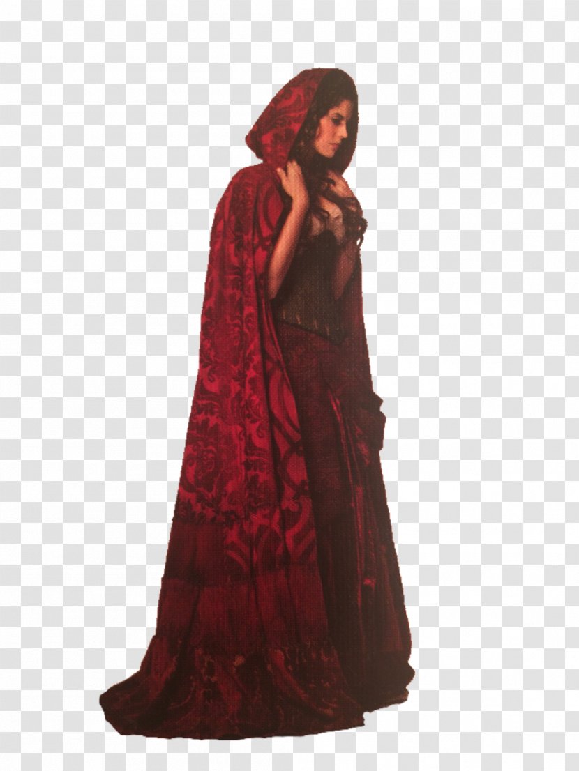 Fan Art Digital Little Red Riding Hood Dress - Maroon Transparent PNG