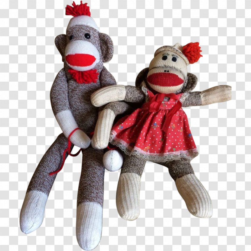 Monkey Stuffed Animals & Cuddly Toys Plush Christmas Ornament Transparent PNG