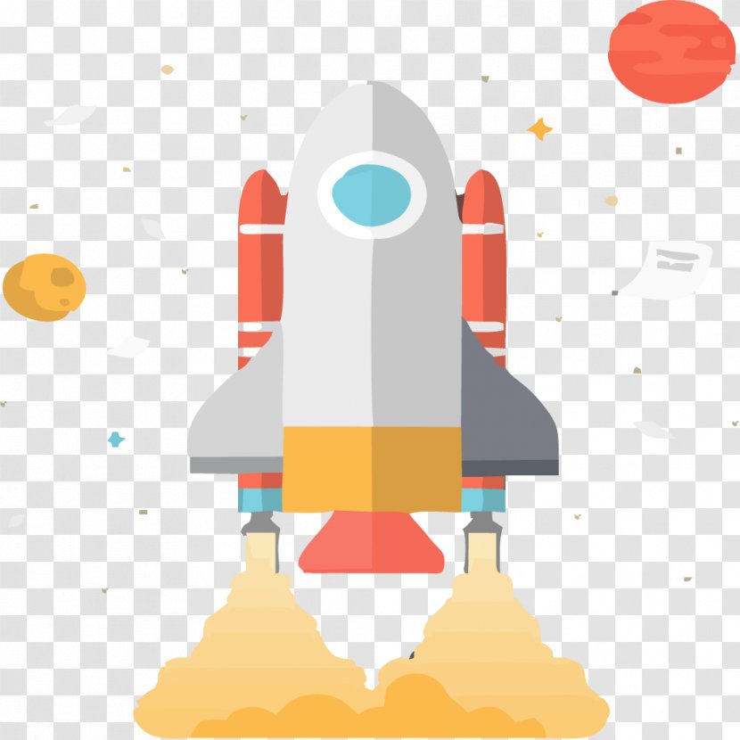 Rocket Rising! Graphic Design Launch - Designer - Vector Creative Rise Transparent PNG