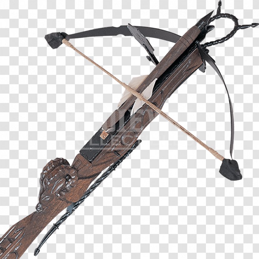 Crossbow Ranged Weapon Shooting Sport Hunting - Bow And Arrow Transparent PNG