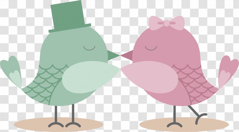 Lovebird Illustration - Love - Vector Birds Transparent PNG