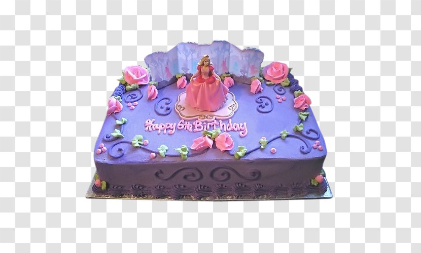 Sheet Cake Birthday Princess Cupcake Frosting & Icing - Decorating Transparent PNG