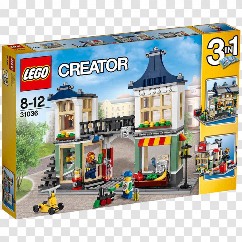 Amazon.com Hamleys Lego Creator Toy - Online Shopping - City Life Scene Series Transparent PNG