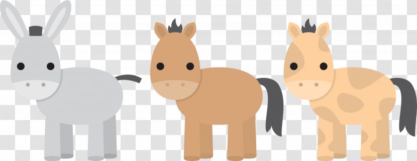 Donkey Cartoon - Photos Transparent PNG