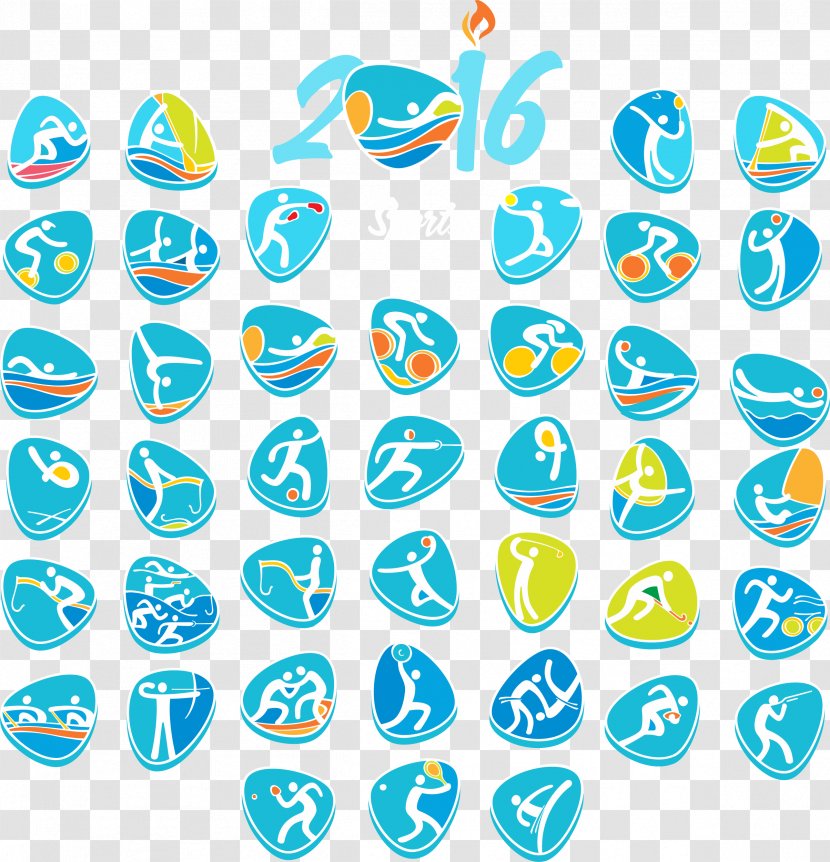 2016 Summer Olympics Rio De Janeiro Logo Olympic Sports - Games Badge Creative Transparent PNG