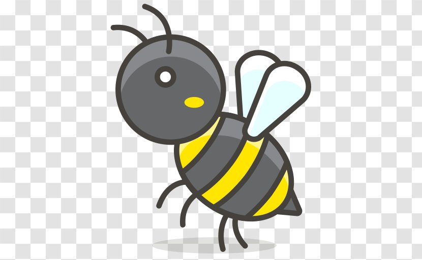 Honey Bee Insect Emoji Clip Art - Membrane Winged Transparent PNG