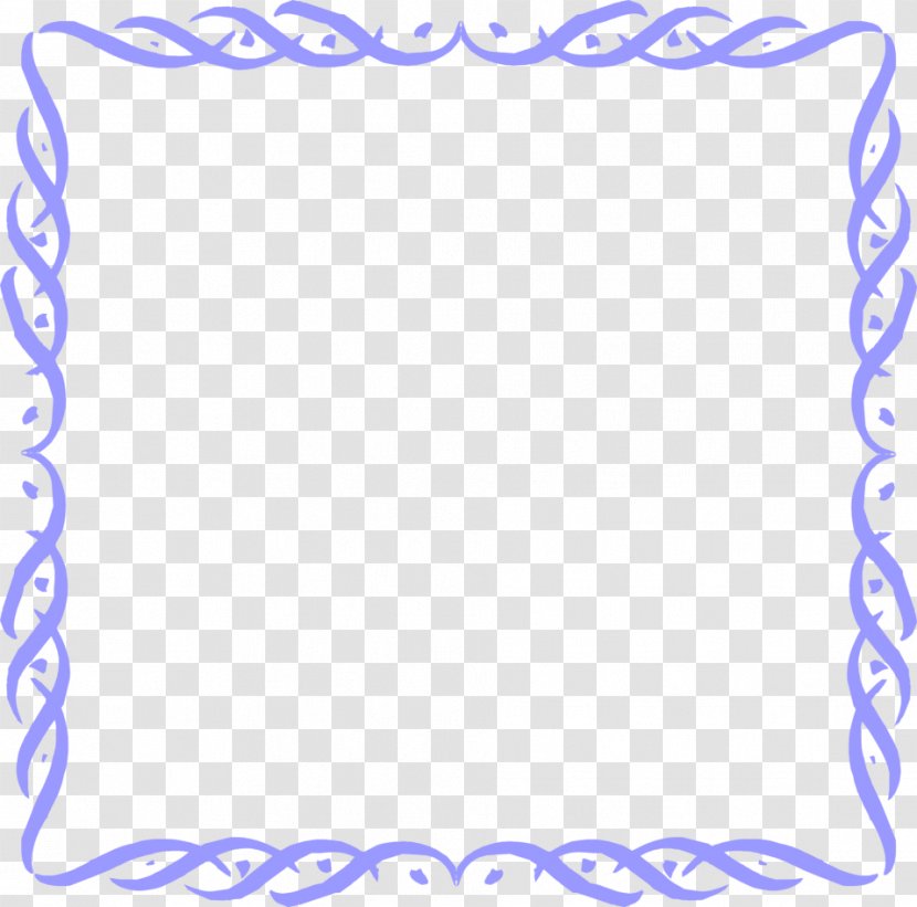 Template Volleyball Award Clip Art - Blue - Border Frame Picture Transparent PNG