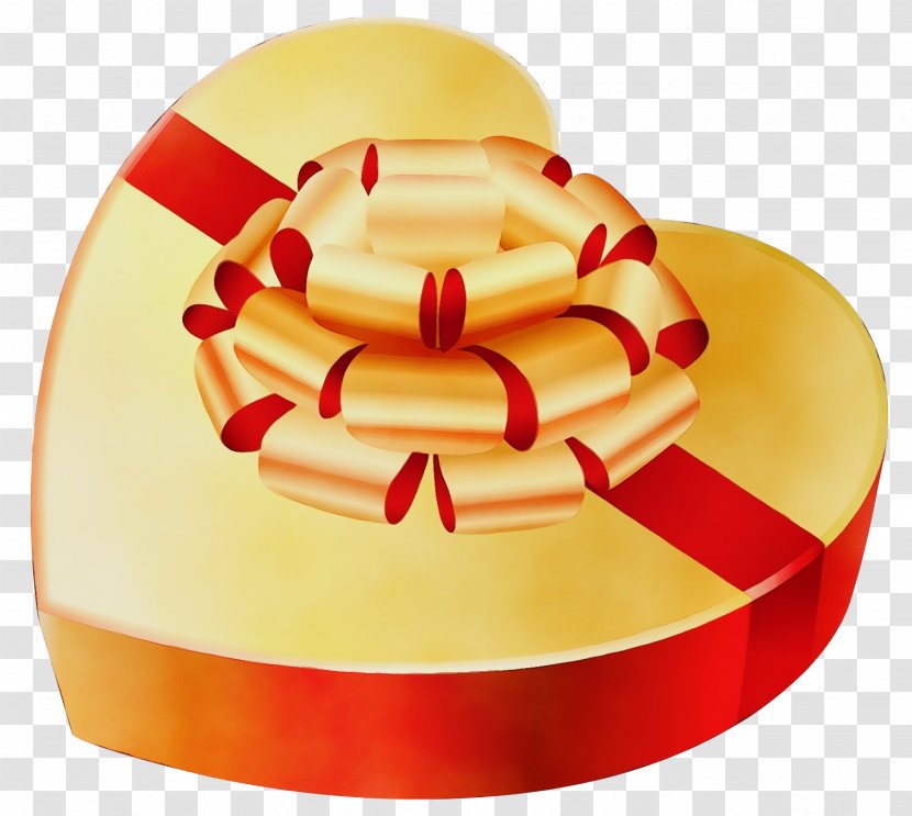 Yellow Dairy Food Heart Cuisine - Watercolor Transparent PNG