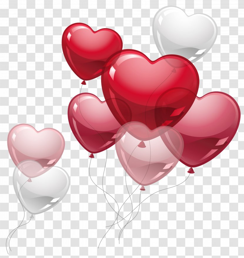 Heart Balloon Clip Art - Cute Balloons Clipart Picture Transparent PNG