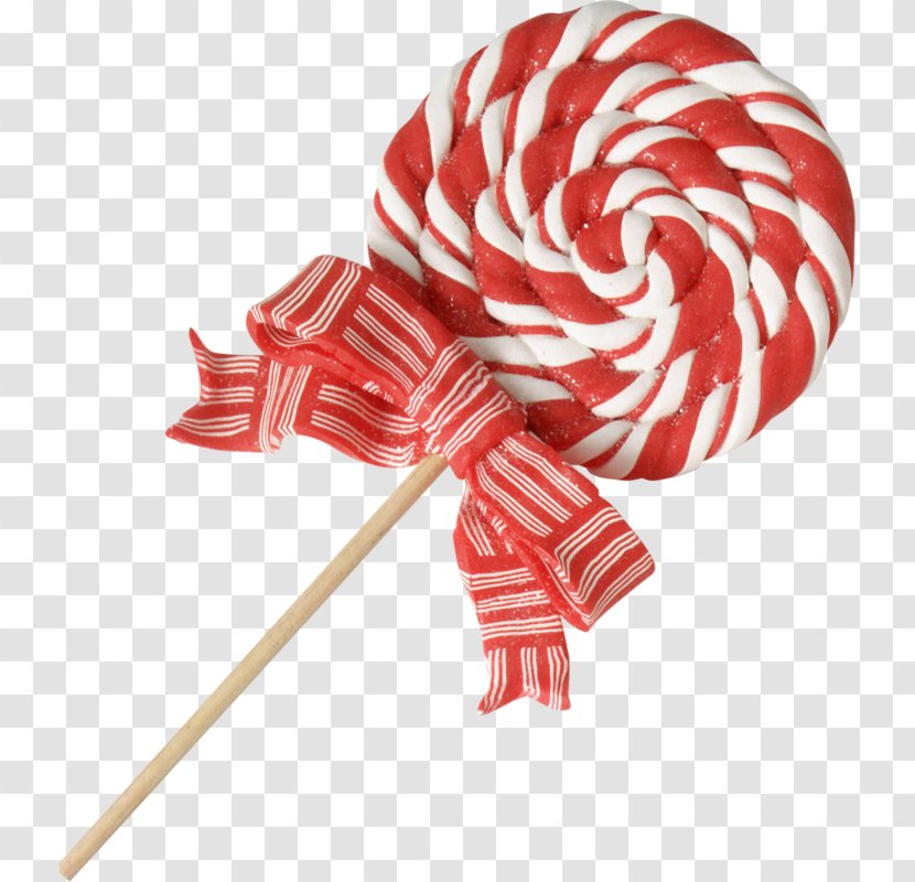 Lollipop Candy Cane Caramel - Sugar - Red And White Wave Board Transparent PNG