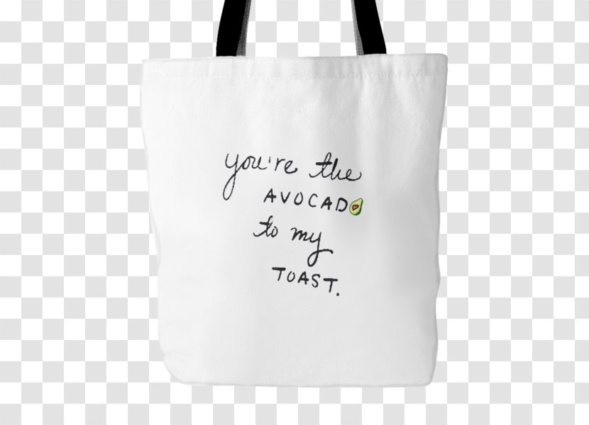 Tote Bag Inch Font - Luggage Bags - Avocado Toast Transparent PNG