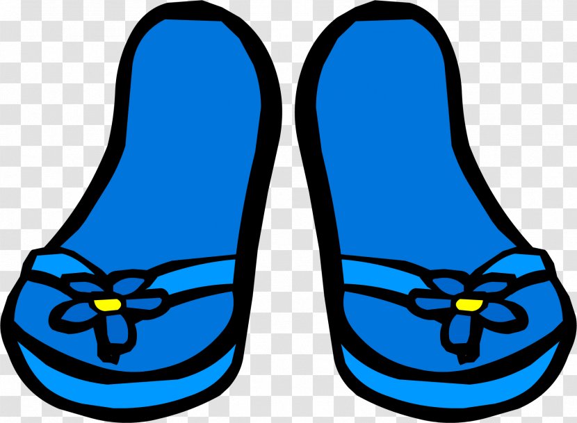 Club Penguin Flip-flops Sandal Clip Art - Wiki Transparent PNG