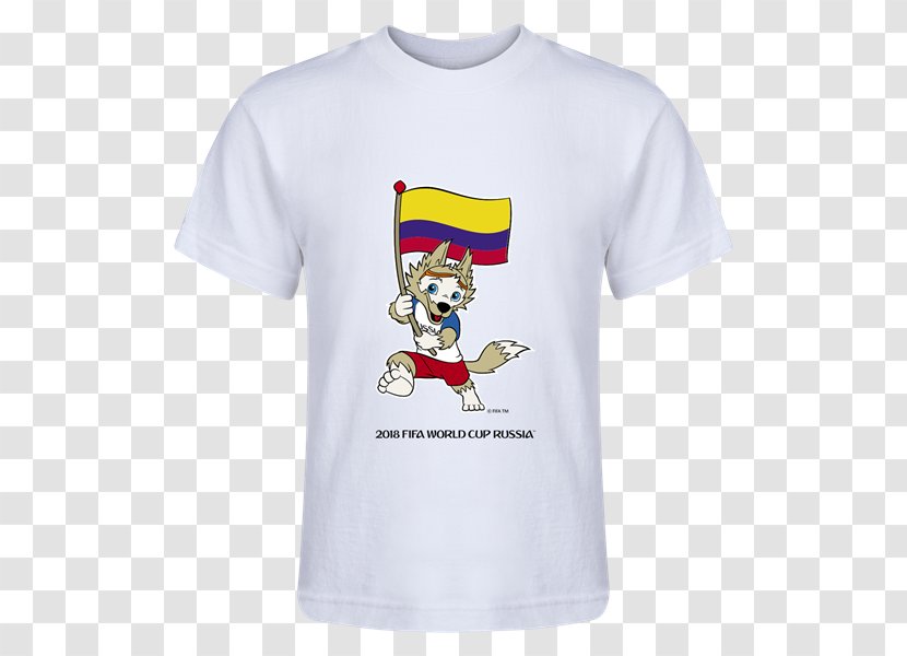 Printed T-shirt 2018 World Cup Zabivaka Transparent PNG
