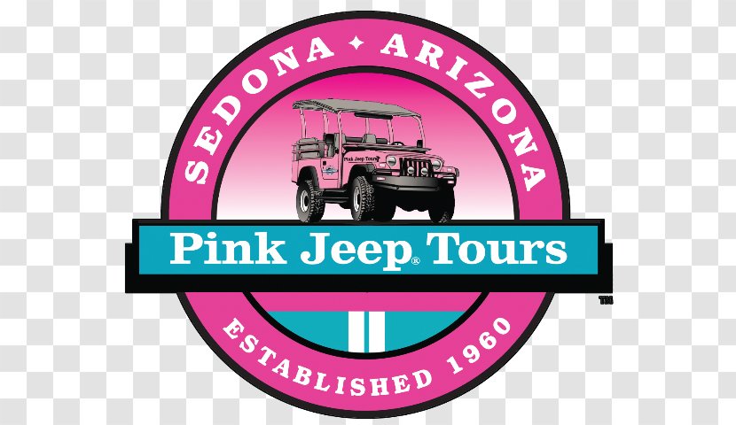 Pink Jeep Tours Sedona, AZ Pink® Jeep® - Sign - Grand Canyon, AZArizona Cactus League Transparent PNG