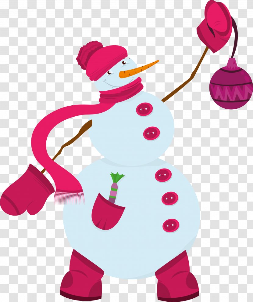 Snowman Christmas Winter Clip Art - Fictional Character Transparent PNG