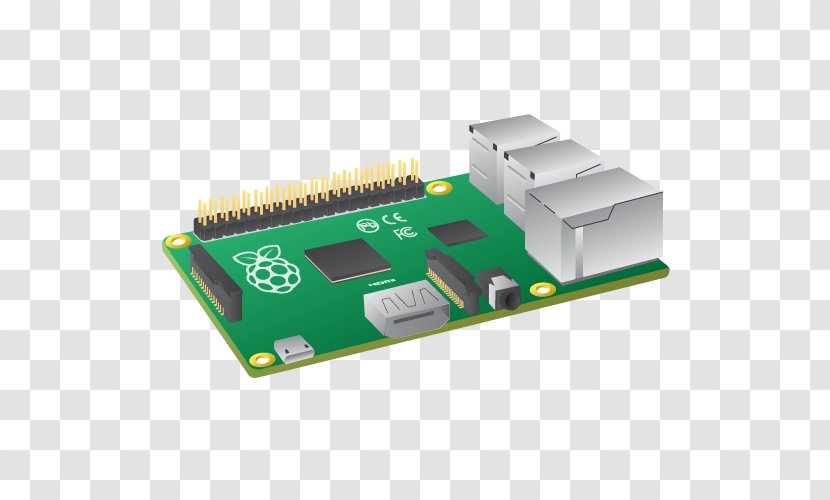 Raspberry Pi Foundation 3D Computer Graphics Printing - Circuit Component Transparent PNG