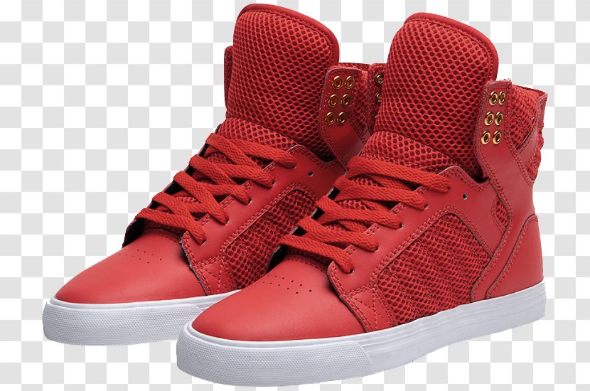 Skate Shoe Sneakers Red Supra - Reebok Transparent PNG