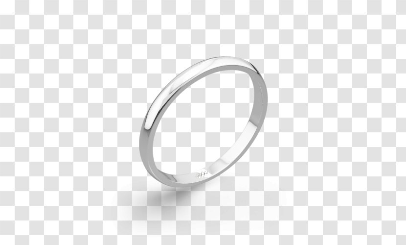Wedding Ring Silver Bangle Platinum - Body Jewellery Transparent PNG