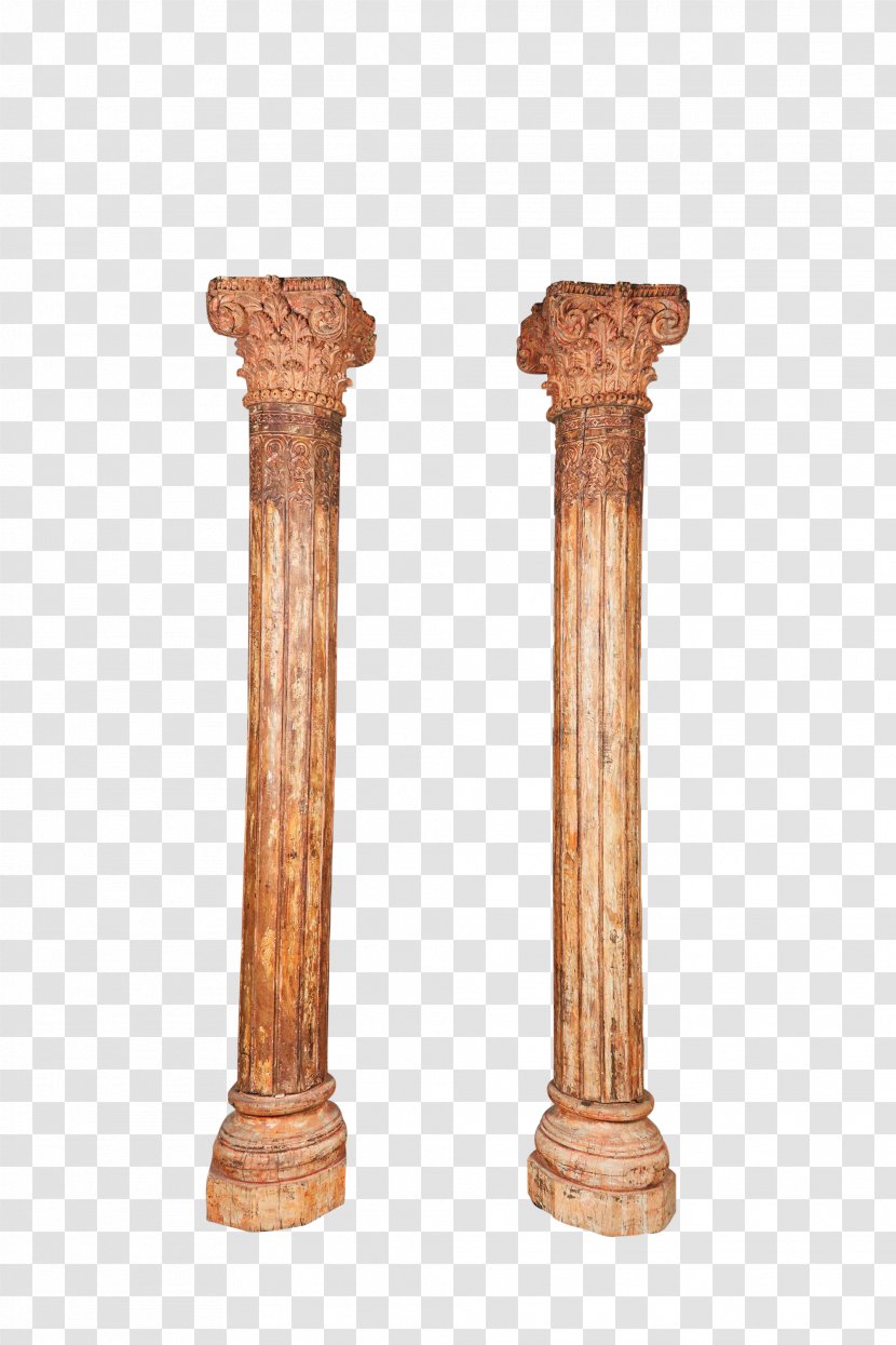 Column 18th Century Wood Acanthus Capital - Structure Transparent PNG