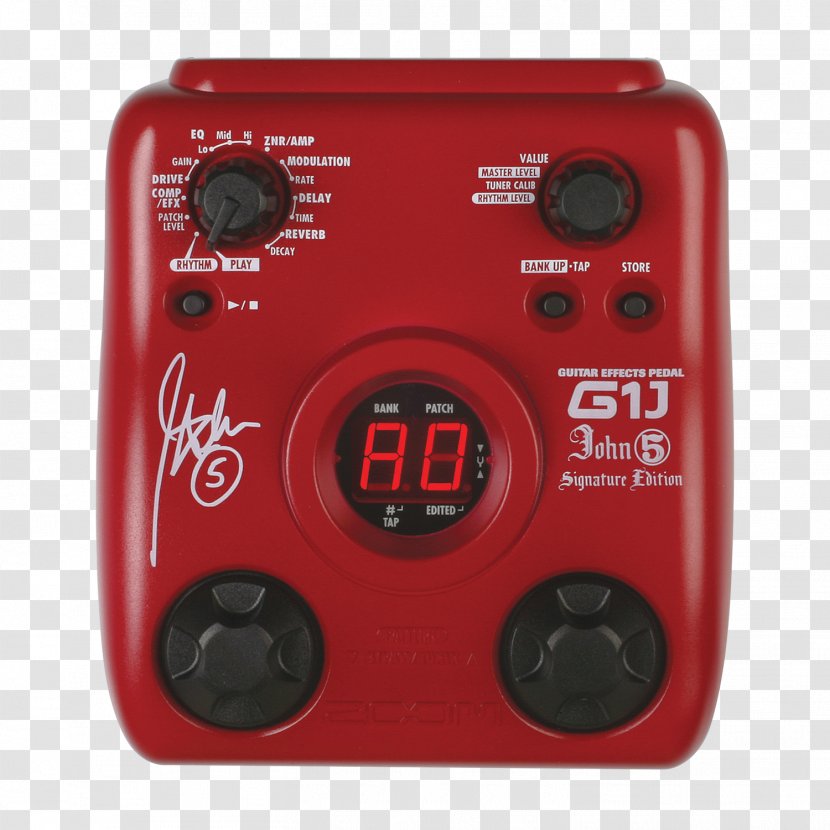 Electric Guitar Electronics Accessory Zoom Corporation Effects Processors & Pedals Transparent PNG