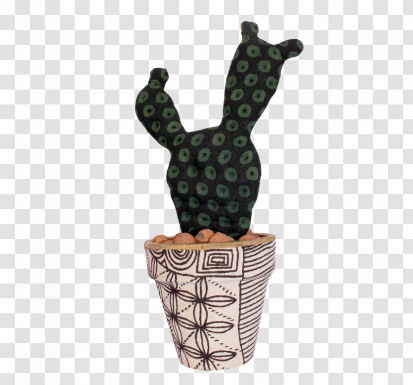 Textile Ceramic Flowerpot Artifact - Cactus - Arizona Transparent PNG