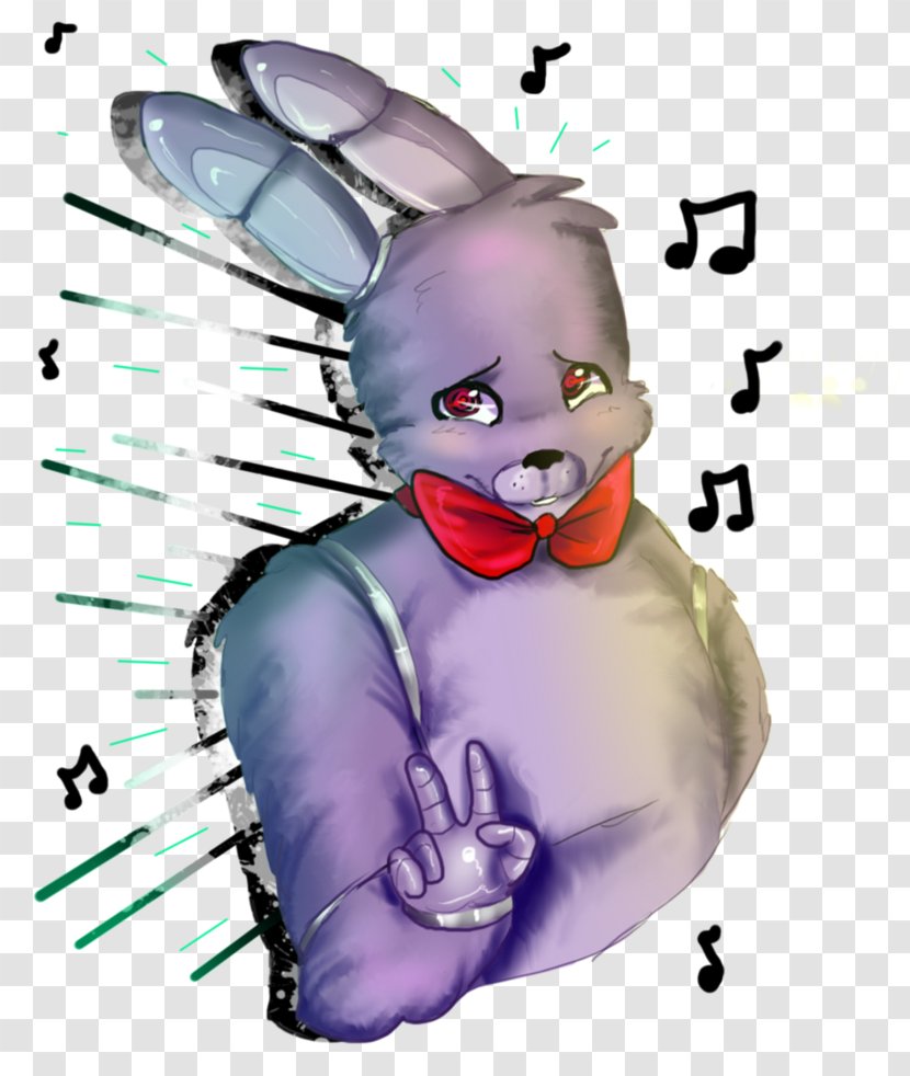 Rabbit Fan Art Line - Heart Transparent PNG