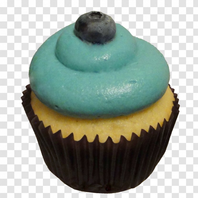Cupcake Frosting & Icing Buttercream Dessert - Blueberry Transparent PNG