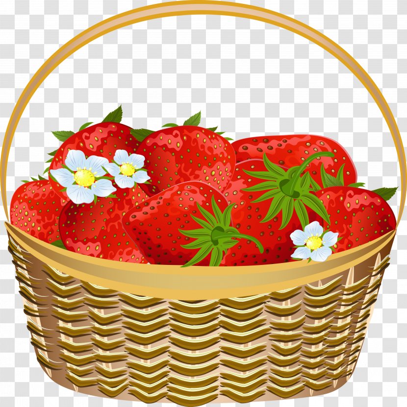 Strawberry Basket Fruit Clip Art - Cake Transparent PNG
