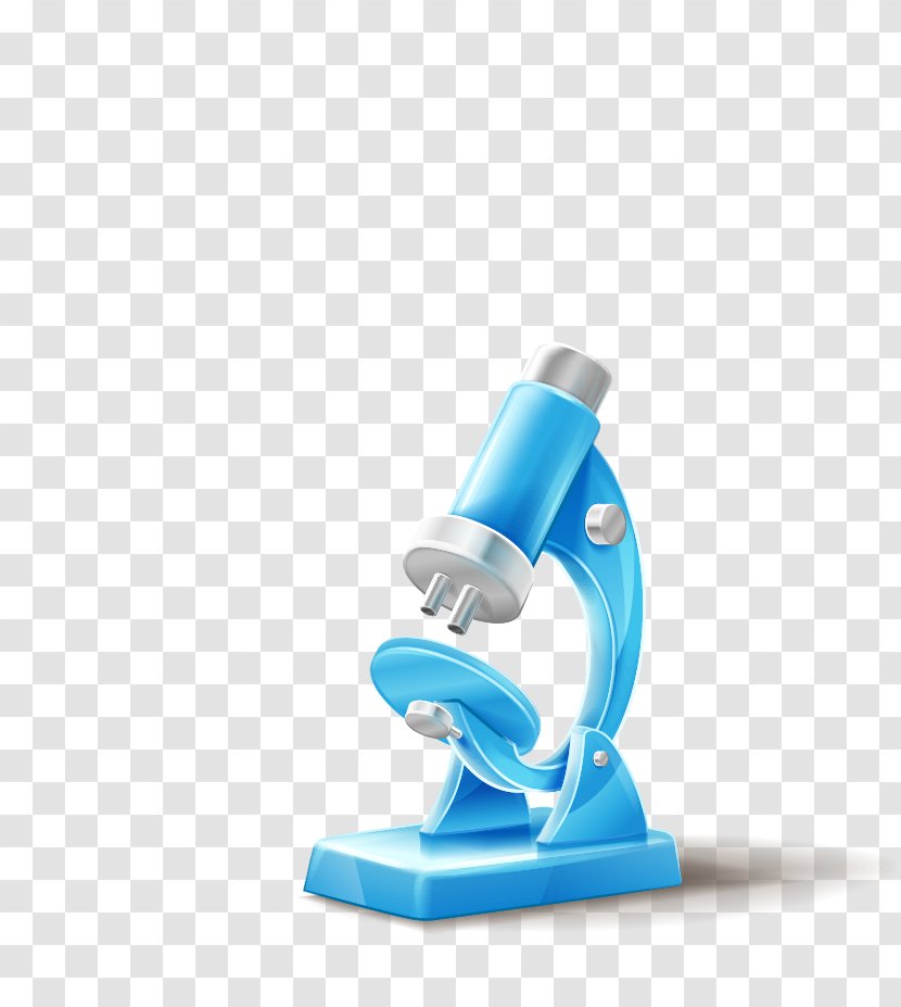 Microscope Experiment - Blue Transparent PNG