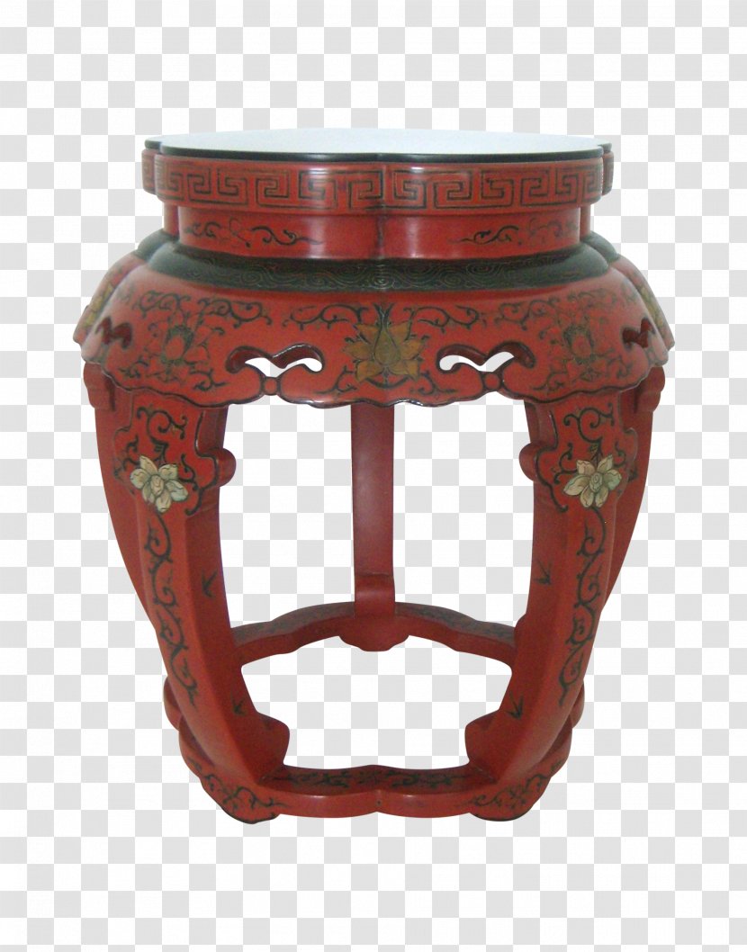 Bedside Tables Lacquer Bar Stool - Chinese Drum Transparent PNG