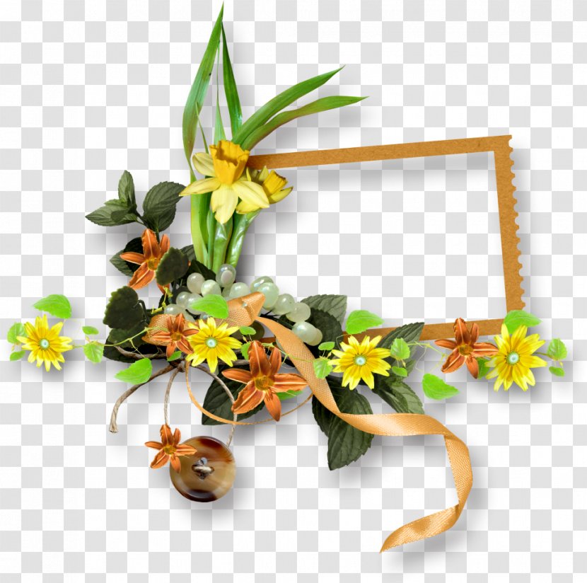 Flower Picture Frames Graphic Design - Cut Flowers - Frame Transparent PNG