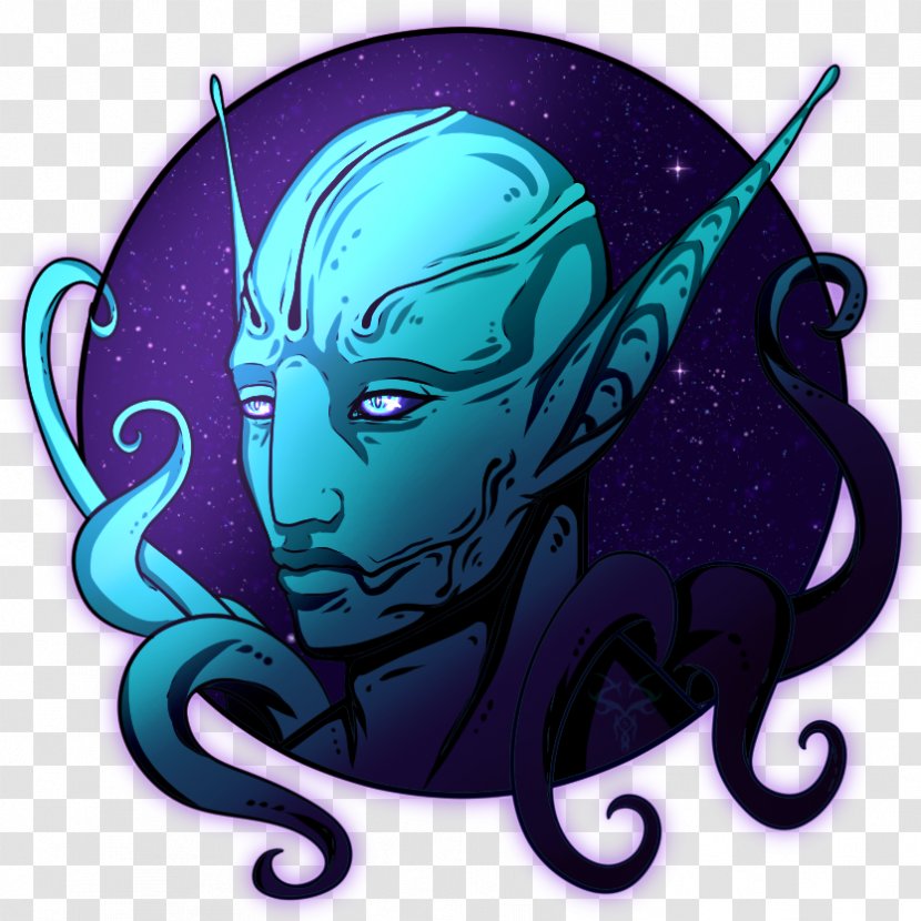 Octopus Legendary Creature Font - Purple - Avatar Discord Transparent PNG