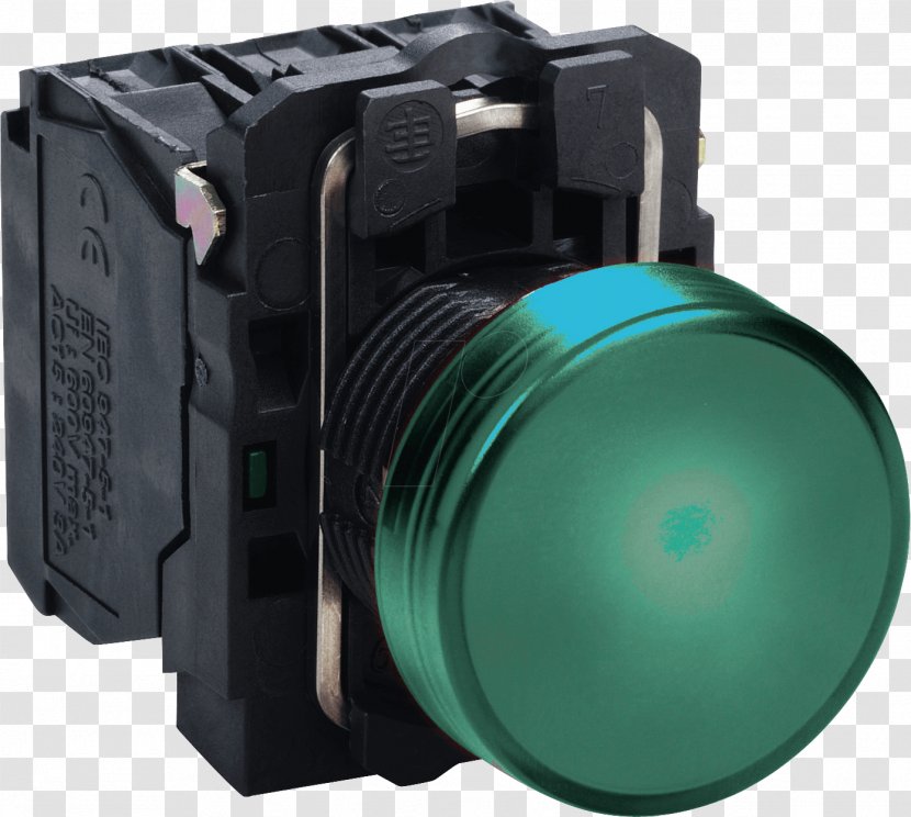 Push-button Schneider Electric Pilot Light Electrical Switches - Square D Transparent PNG