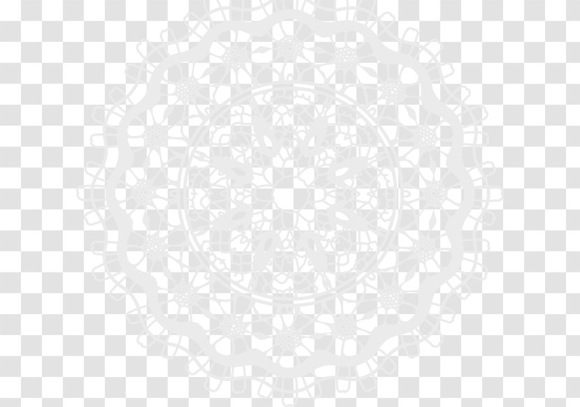 Circle White Textile Point Line Art - Visual Arts Transparent PNG