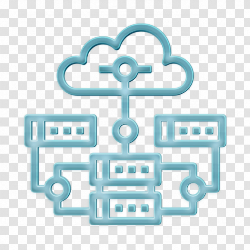 Server Icon Cloud Technology Icon Transparent PNG