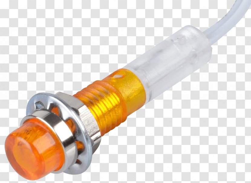 Amber Neon Lamp - Hardware Transparent PNG