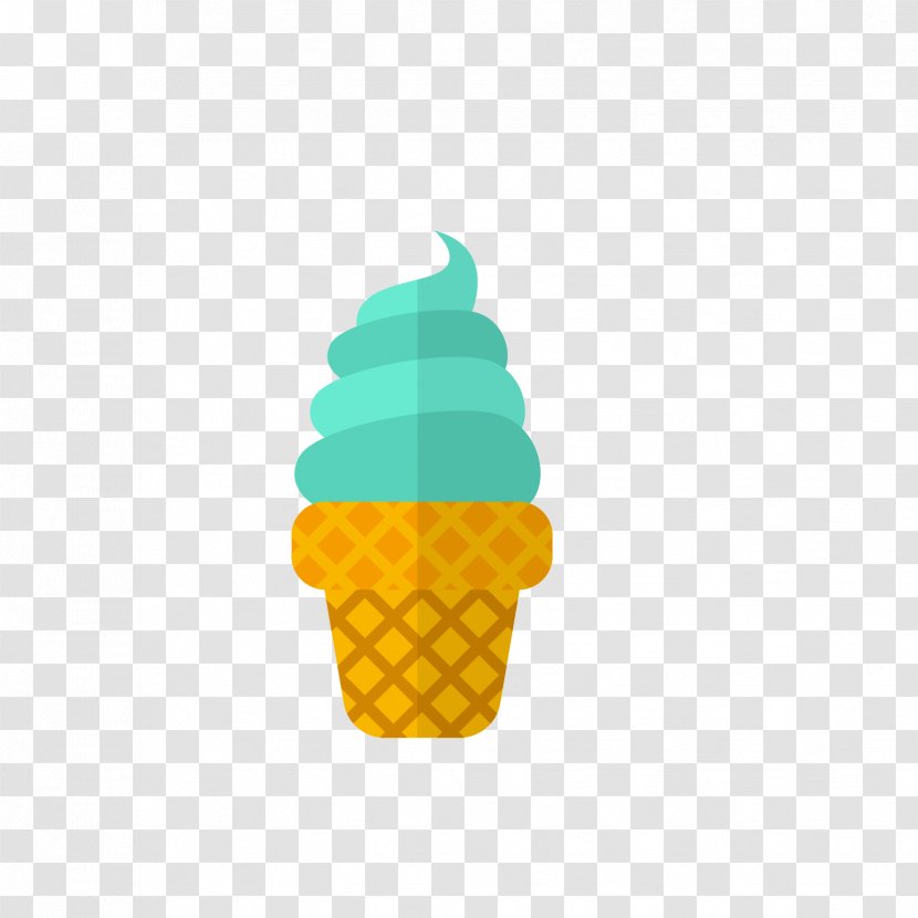 Ice Cream Cone Pop Flavor Euclidean Vector - Blue Transparent PNG