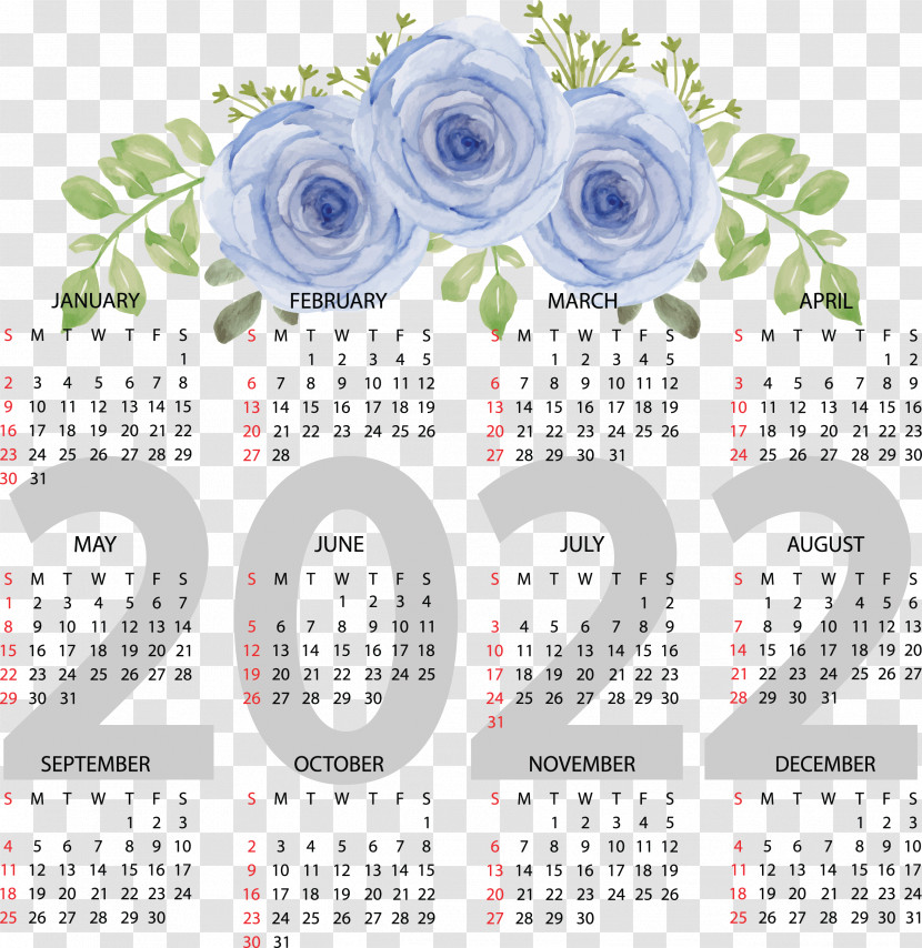 Calendar 2022 Week Avec Calendar Transparent PNG