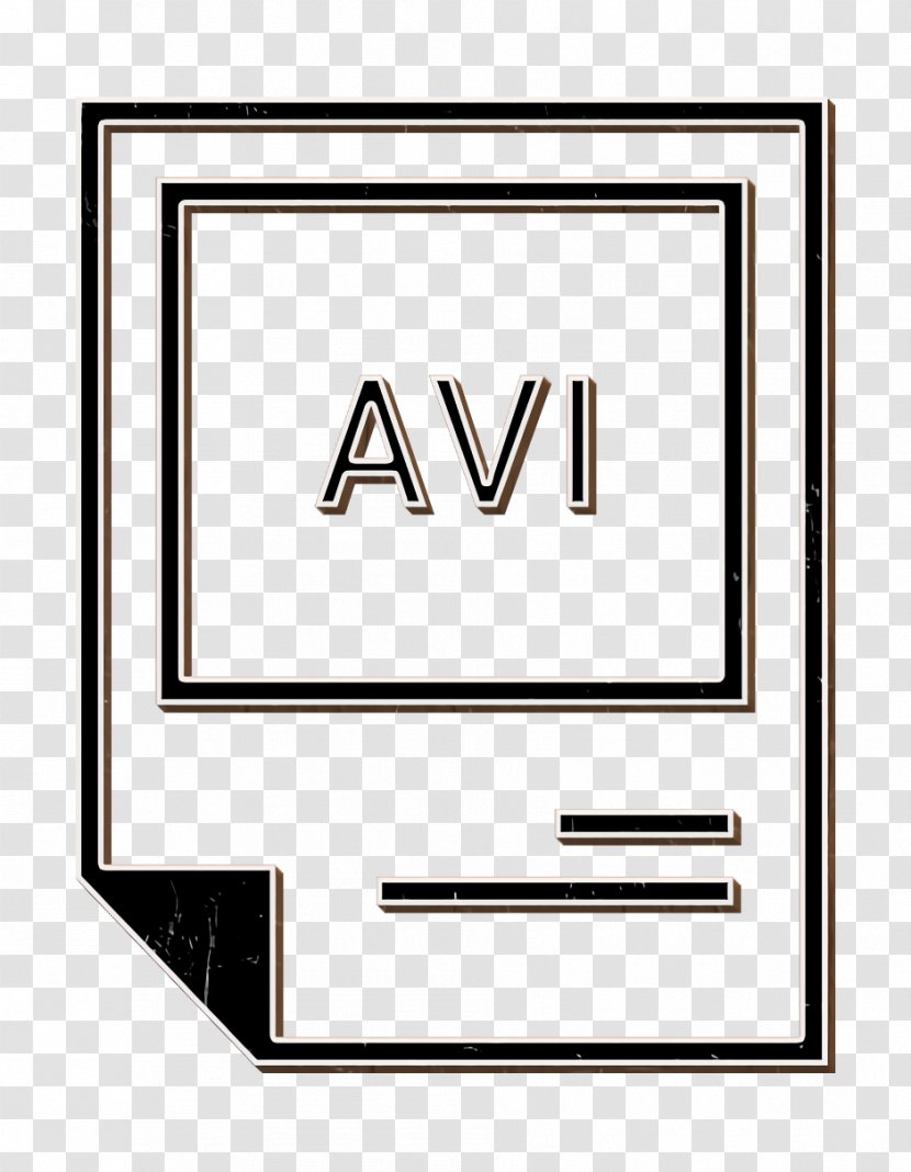 Avi Icon Extention File - Rectangle Type Transparent PNG