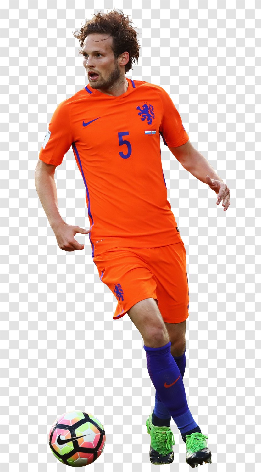 Daley Blind Jersey Soccer Player Football - T Shirt Transparent PNG