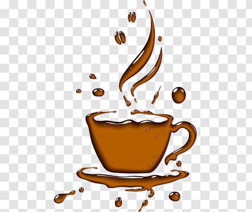 Coffee Cup Cappuccino Tea Cafe - Serveware - Splash Transparent PNG