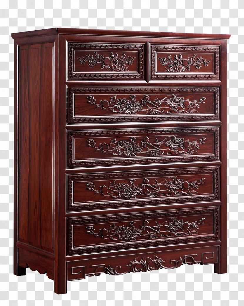 Drawer Wood Cabinetry - Chiffonier - Chinese Antique Solid Cabinet Transparent PNG