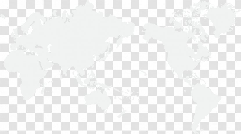World Map White Black Decorative Arts - Gray Background Transparent PNG