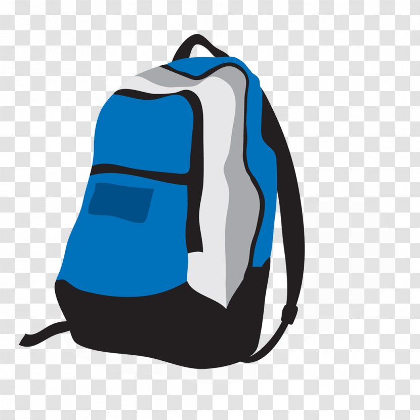 Backpack Clip Art - White - Image Transparent PNG