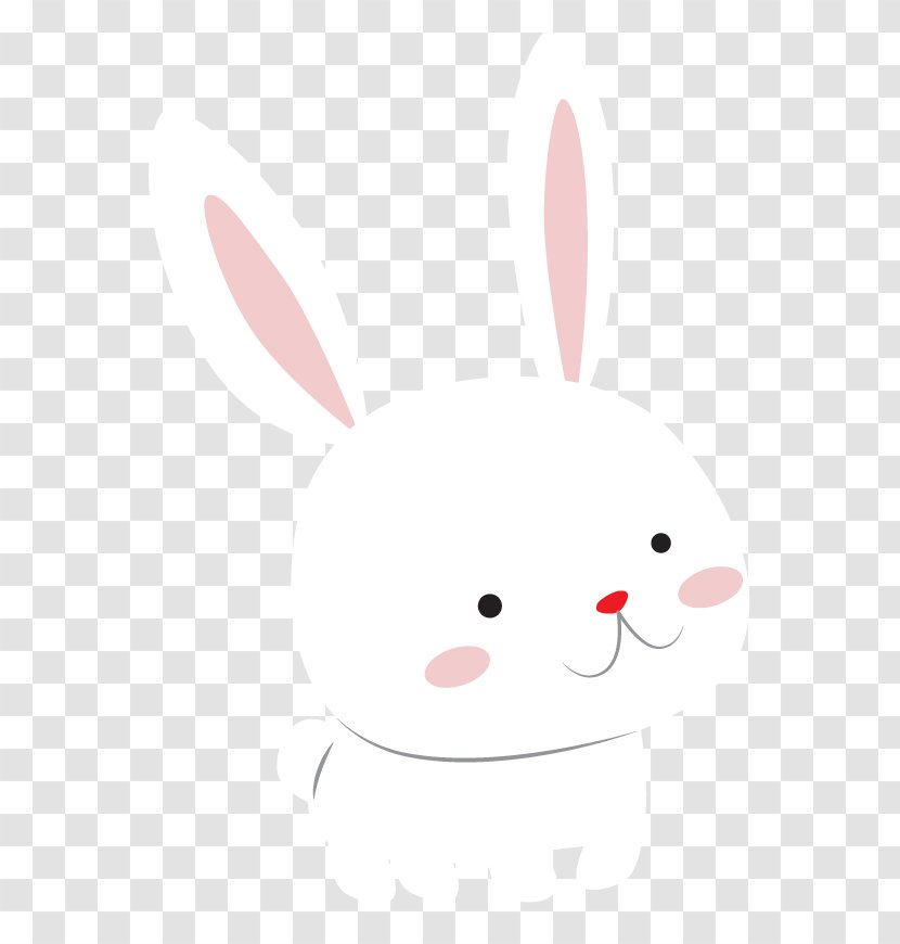 Easter Bunny Whiskers Nose Clip Art - Pink M Transparent PNG