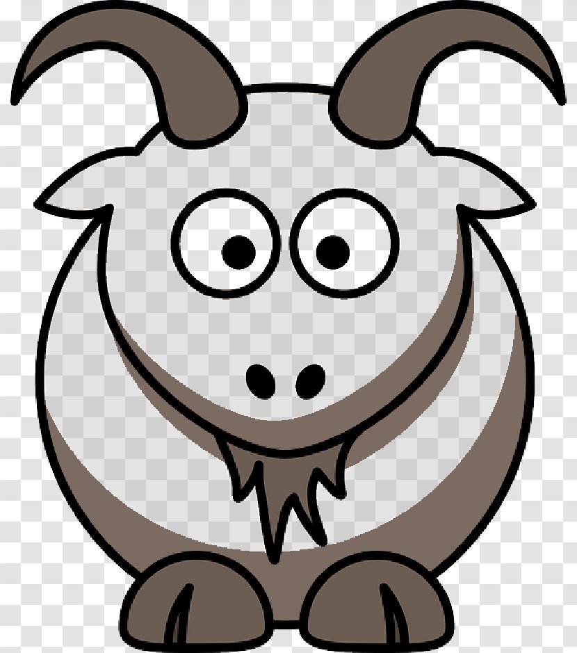 Clip Art Goat Vector Graphics Drawing - Fictional Character - Girl Face Transparent PNG